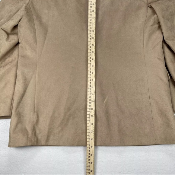 Vintage 70s Farah of Texas Blazer 44R Faux Suede Western Yoke Cowboy Rockabilly - Picture 10 of 12